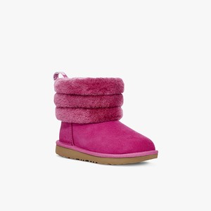 Ugg Fluff Mini Quilted Klassiska Stövlar Barn Rosa (678529LJD)